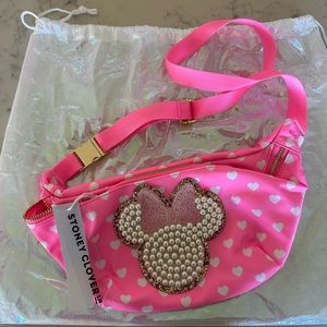 Stoney Clover Lane jumbo Fanny pack with Minnie patch